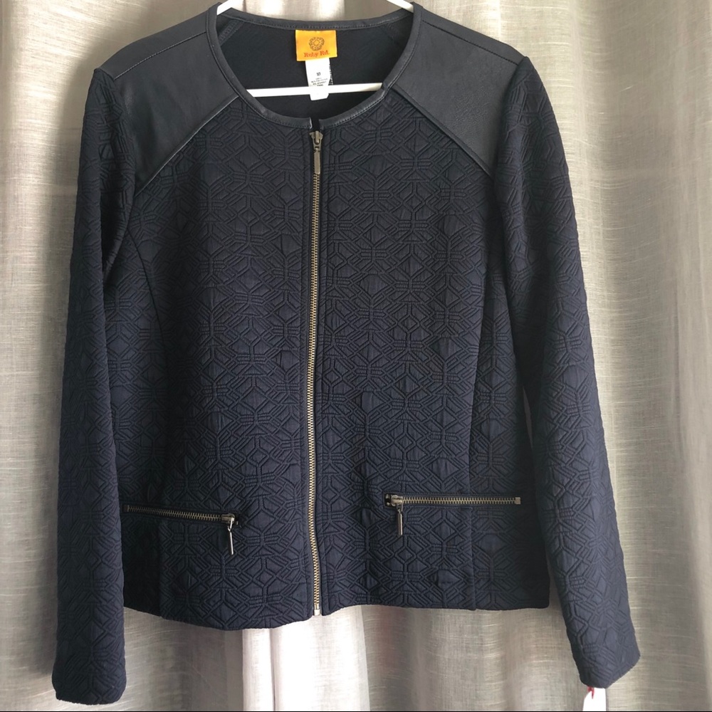 Ruby Rd. Zipper Blazer - Picture 4 of 7